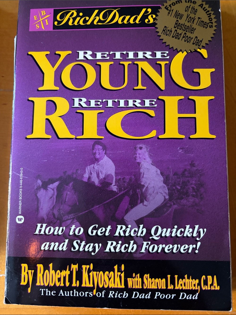 's Retire Young Retire Rich - Purple Book Cover by